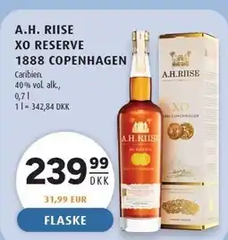 Scandinavian Park A.H RIISE XO RESERVE 1888 COPENHAGEN tilbud