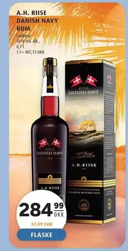 Scandinavian Park A.H. RIISE DANISH NAVY RUM tilbud