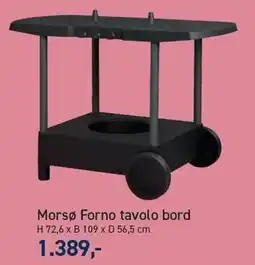 Johannes Fog Morsø Forno tavolo bord tilbud