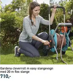 Johannes Fog Gardena cleverroll m easy slangevogn med 20 m flex slange tilbud