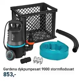 Johannes Fog Gardena dykpumpesæt 9000 stormflodssæt tilbud