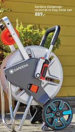 Johannes Fog Gardena slangevogn m easy metal sæt tilbud