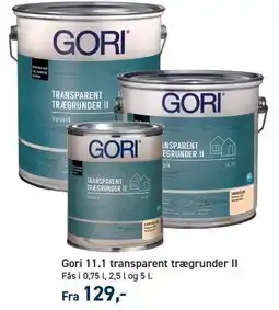 Johannes Fog Gori 11,1 transparent trægrunder ii tilbud