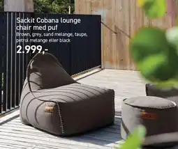 Sackit Cobana lounge chair med puf