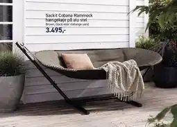 Sackit Cobana Hammock hængekøje på alu stel