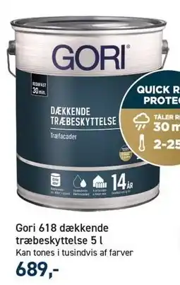 Johannes Fog Gori 618 dækkende træbeskyttelse 5 l tilbud