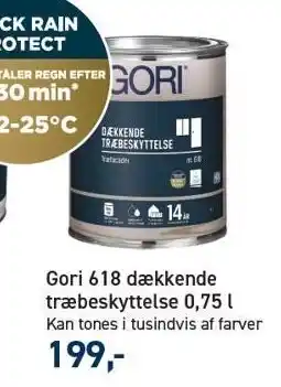 Johannes Fog Gori 618 dækkende træbeskyttelse 0,75 l tilbud