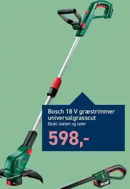 Johannes Fog Bosch 18 V græstrimmer universalgrasscut tilbud