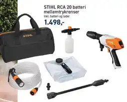 Johannes Fog STIHL RCA 20 batteri mellemtrykrenser tilbud
