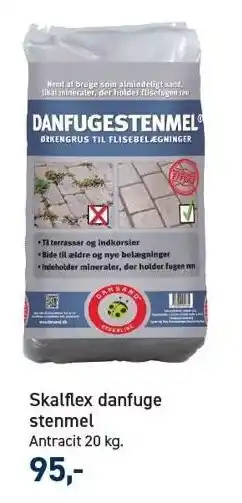 Skalflex danfuge stenmel