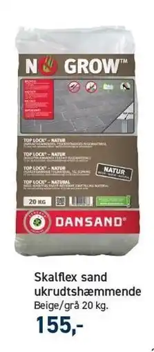 Skalflex sand ukrudtshæmmende