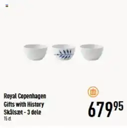 Imerco Royal Copenhagen Gifts with History Skålsæt tilbud