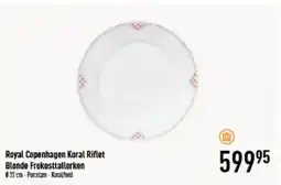 Imerco Royal Copenhagen Koral Riflet Blonde Frokosttallerken tilbud