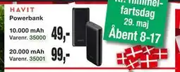 Harald Nyborg Powerbank 10.000 mAh tilbud