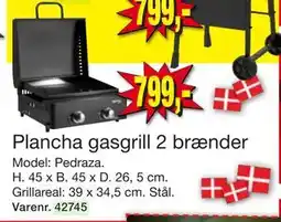 Harald Nyborg Plancha gasgrill 2 brænder tilbud