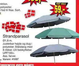 Harald Nyborg Strandparasol tilbud