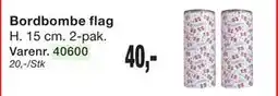 Harald Nyborg Bordbombe flag tilbud