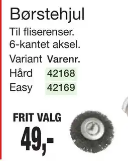 Harald Nyborg Børstehjul tilbud