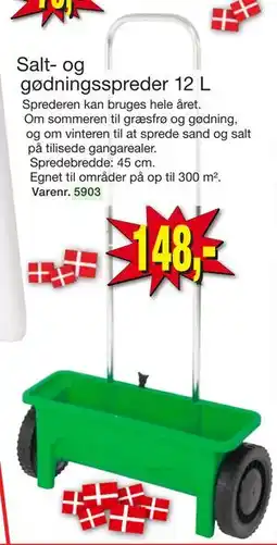 Harald Nyborg gødningsspreder 12 L tilbud