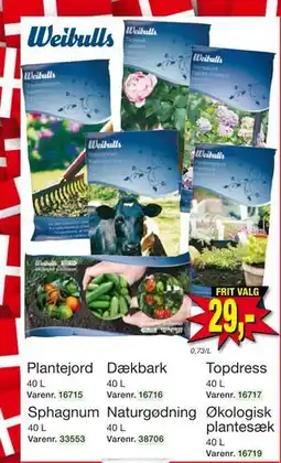 Harald Nyborg Økologisk plantesæk tilbud