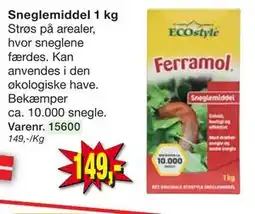 Harald Nyborg Sneglemiddel 1 kg tilbud