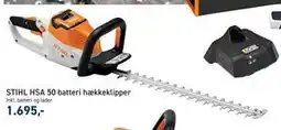 Johannes Fog STIHL HSA 50 batteri hækkeklipper tilbud