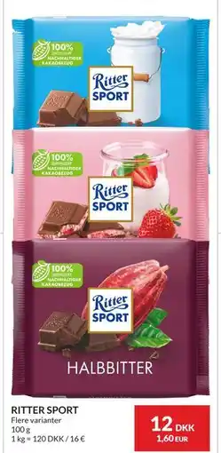 Nielsen's Discount RITTER SPORT tilbud