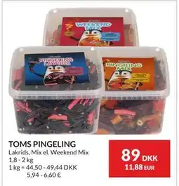 Nielsen's Discount TOMS PINGELING tilbud