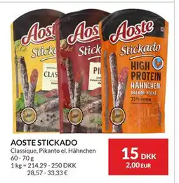 Nielsen's Discount AOSTE STICKADO tilbud