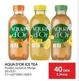 Nielsen's Discount AQUA D’OR ICE TEA tilbud
