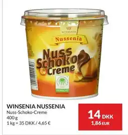 Nielsen's Discount WINSENIA NUSSENIA tilbud
