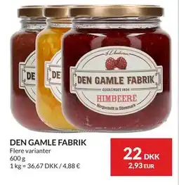 Nielsen's Discount DEN GAMLE FABRIK tilbud