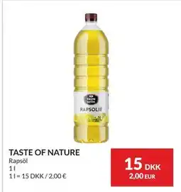 Nielsen's Discount TASTE OF NATURE tilbud
