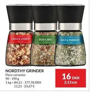 Nielsen's Discount NORDTHY GRINDER tilbud