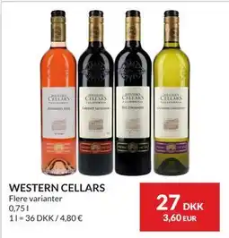 Nielsen's Discount WESTERN CELLARS tilbud