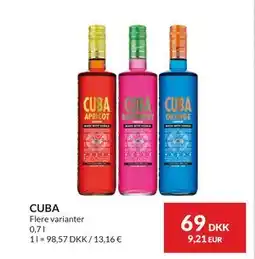 Nielsen's Discount CUBA tilbud
