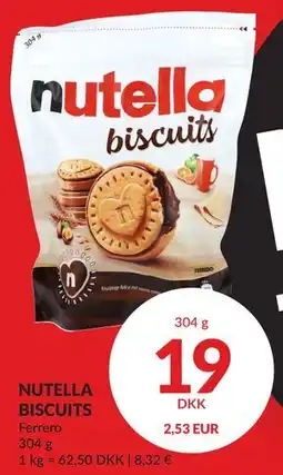 Nielsen's Discount NUTELLA BISCUITS tilbud
