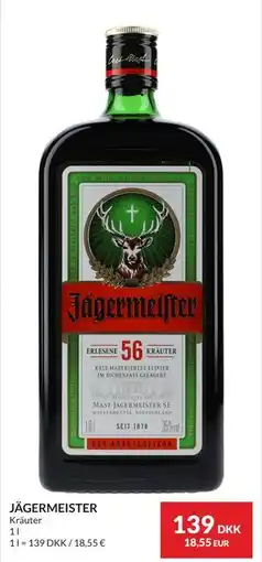 Nielsen's Discount JÄGERMEISTER tilbud