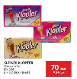 Nielsen's Discount KLEINER KLOPFER tilbud