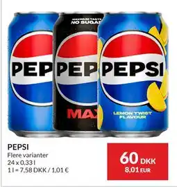 Nielsen's Discount PEPSI tilbud