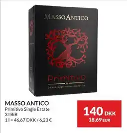Nielsen's Discount MASSO ANTICO tilbud