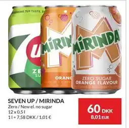 Nielsen's Discount SEVEN UP / MIRINDA tilbud
