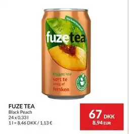 Nielsen's Discount FUZE TEA Black Peach tilbud