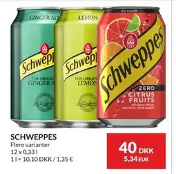 Nielsen's Discount SCHWEPPES tilbud