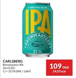 Nielsen's Discount CARLSBERG Brewmasters IPA tilbud
