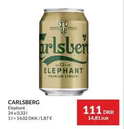 Nielsen's Discount CARLSBERG Elephant tilbud