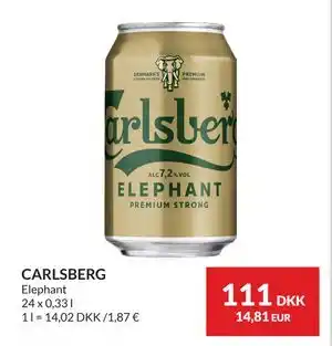 Nielsen's Discount CARLSBERG Elephant tilbud