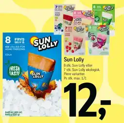 Føtex Sun Lolly tilbud