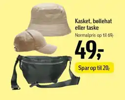 Føtex Kasket, bøllehat eller taske tilbud