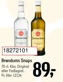 Føtex Brøndums Snaps tilbud